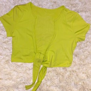 Tie crop top
